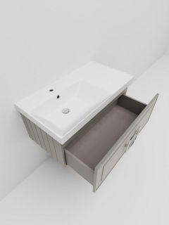 Тумба под раковину La Fenice Cubo FNC-01-CUB-C-90 Бежевая матовая 90 см